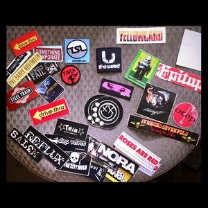 🤘 Lot of Band Stickers 🎸